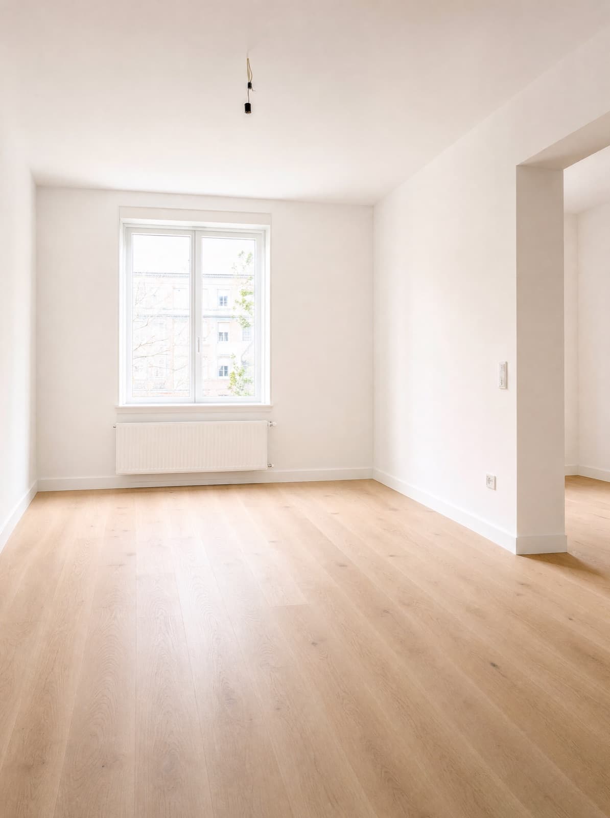 Wohnraum — Wohnung, Visualisierung einer Sanierung von Malerbetrieb Schwab